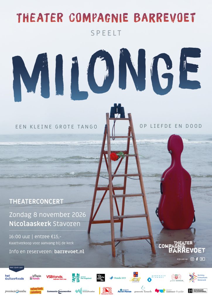 Milonge – Theaterconcert over tango, liefde en dood in Stavoren