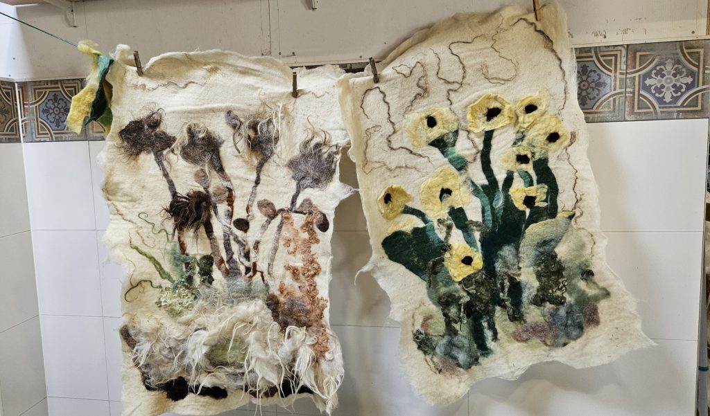 Workshop Wandkleed Vilten in Stavoren